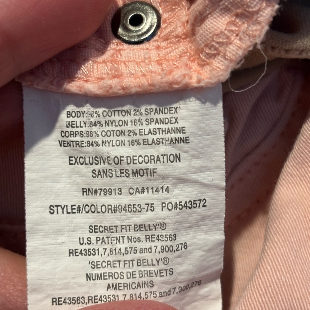 Motherhood Maternity Blush and Beige Pants - Picture 7 of 7